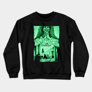 Possessed Priest The Exorcists Horror Tee Crewneck Sweatshirt